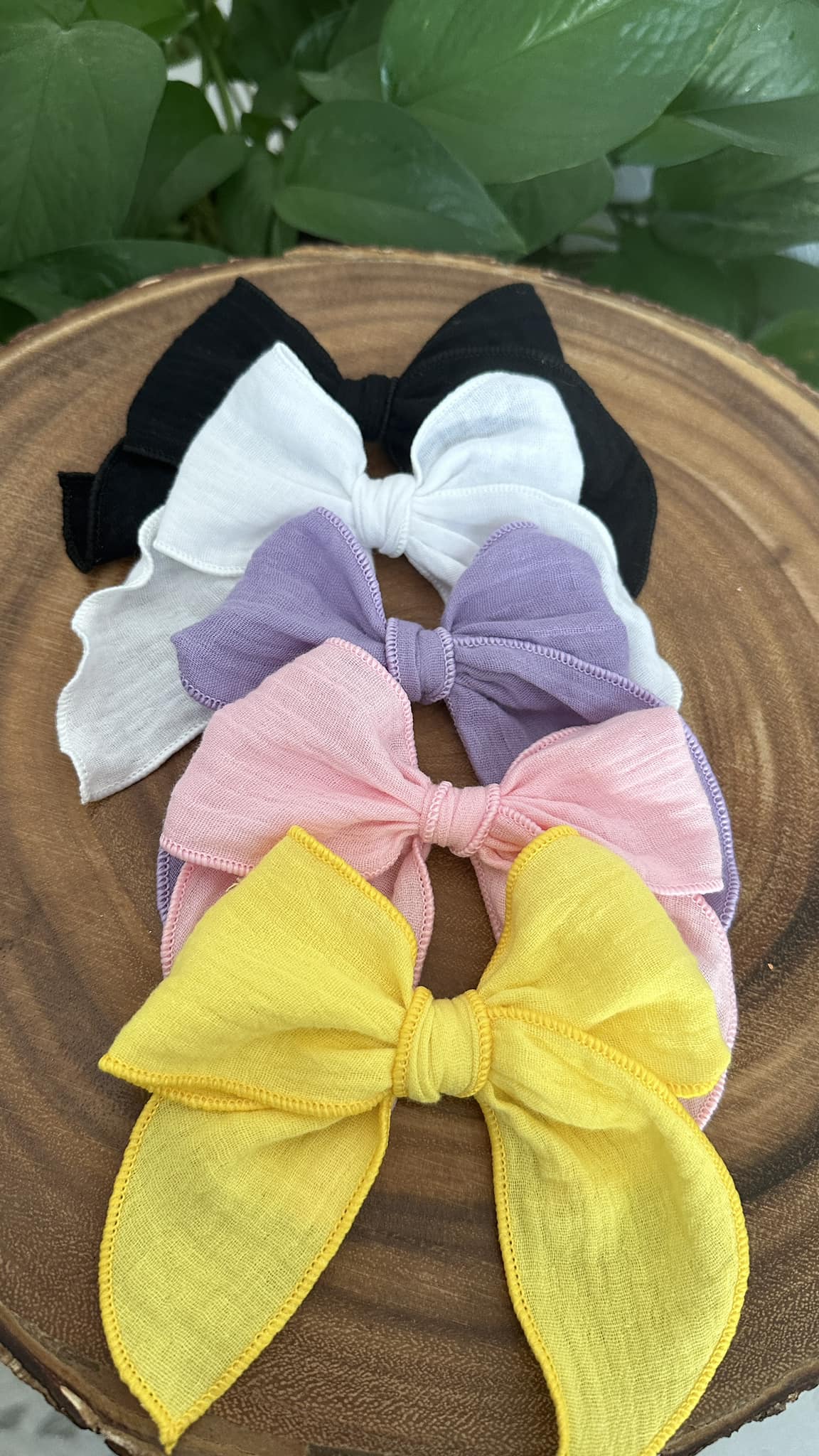 Hand-Tied: Muslin Fable Bows (+Options) Choose Joy Creations