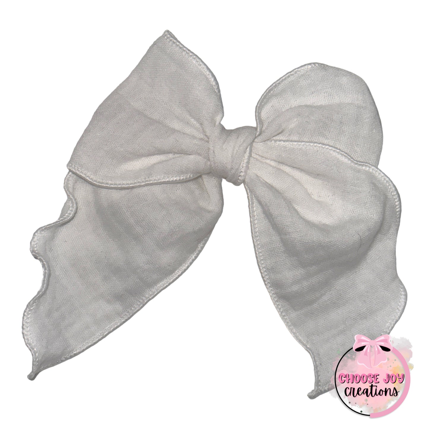 Hand-Tied: Muslin Fable Bows (+Options) Choose Joy Creations