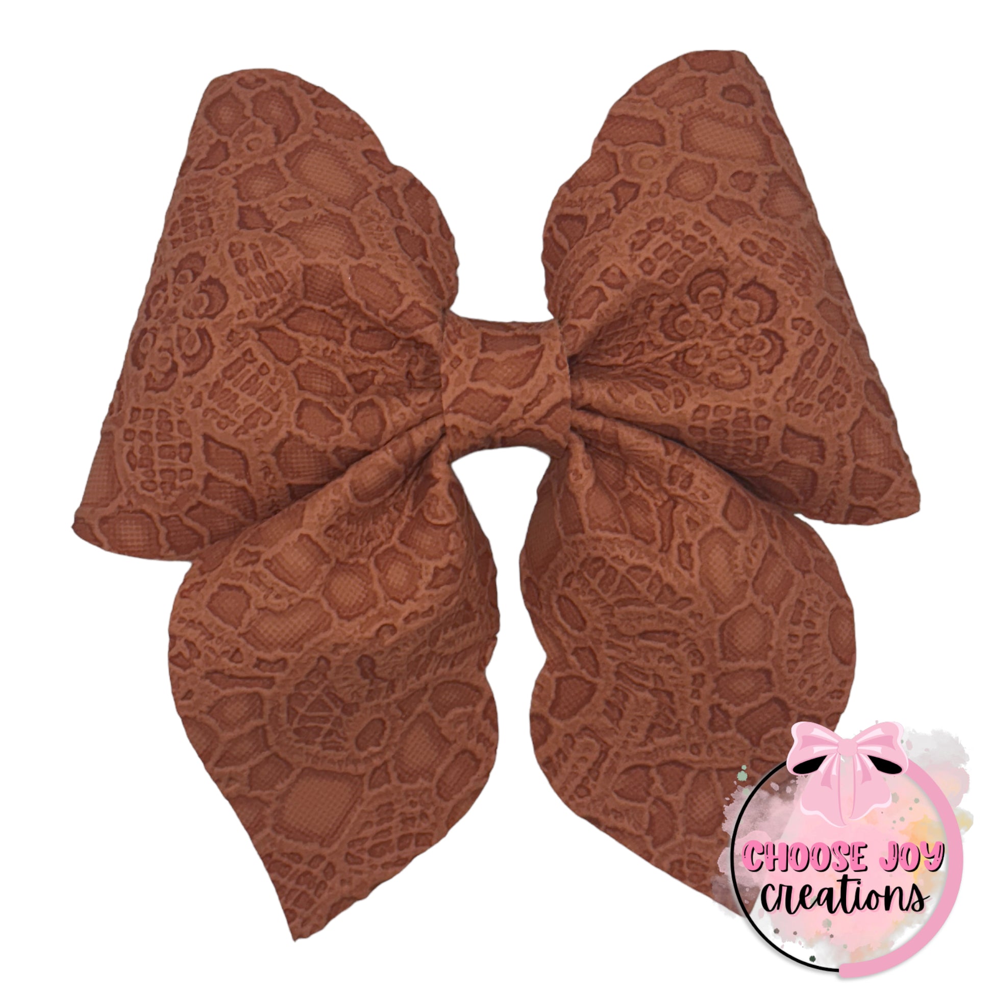 Butter Lace Cream Scalloped Siren Bow Choose Joy Creations