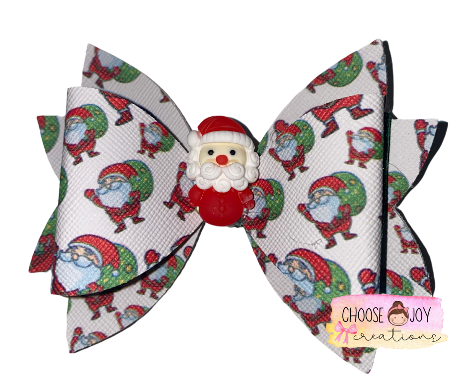 Christmas: Jasmine Bows 3.5" (+Options) Choose Joy Creations