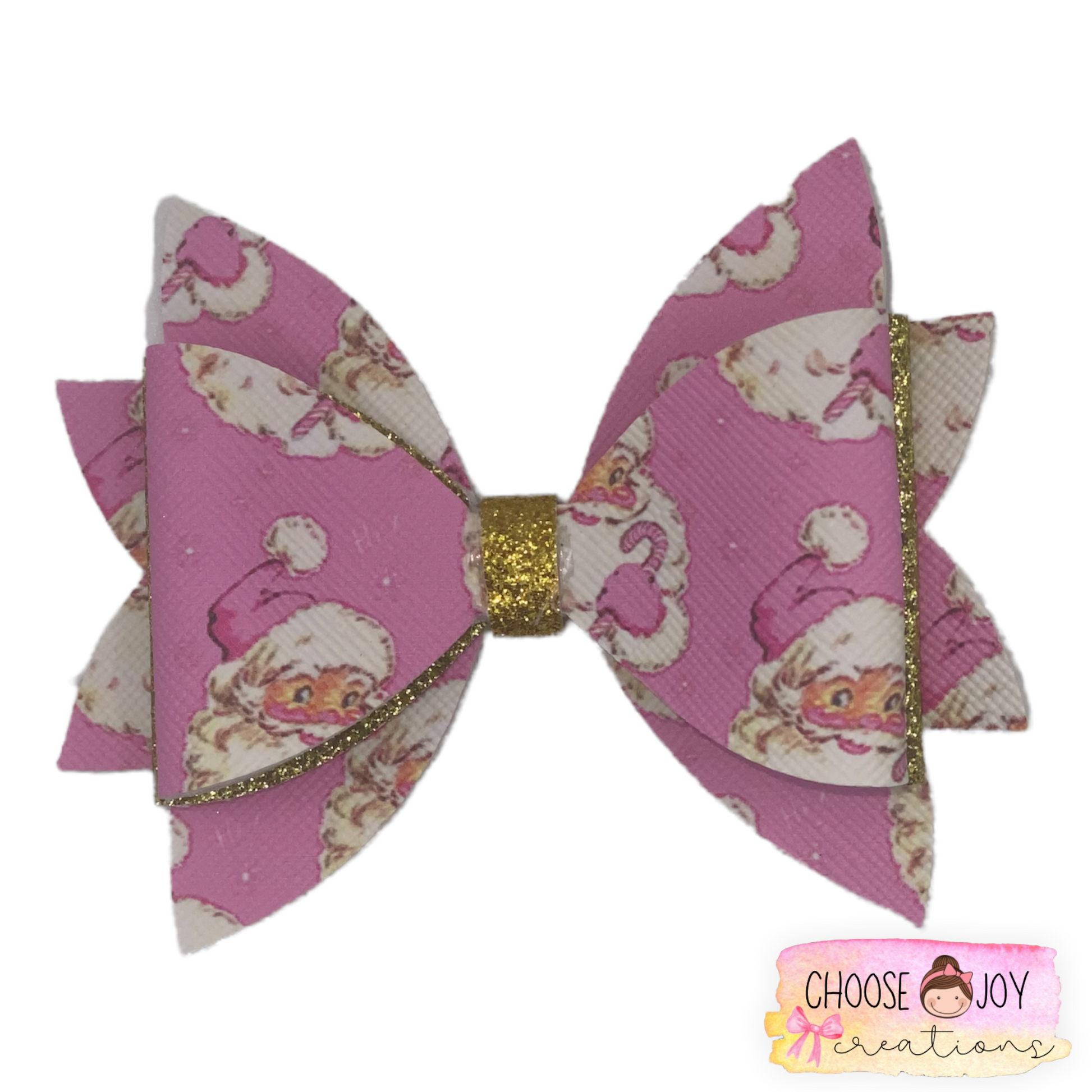 Christmas: Jasmine Bows 3.5" (+Options) Choose Joy Creations