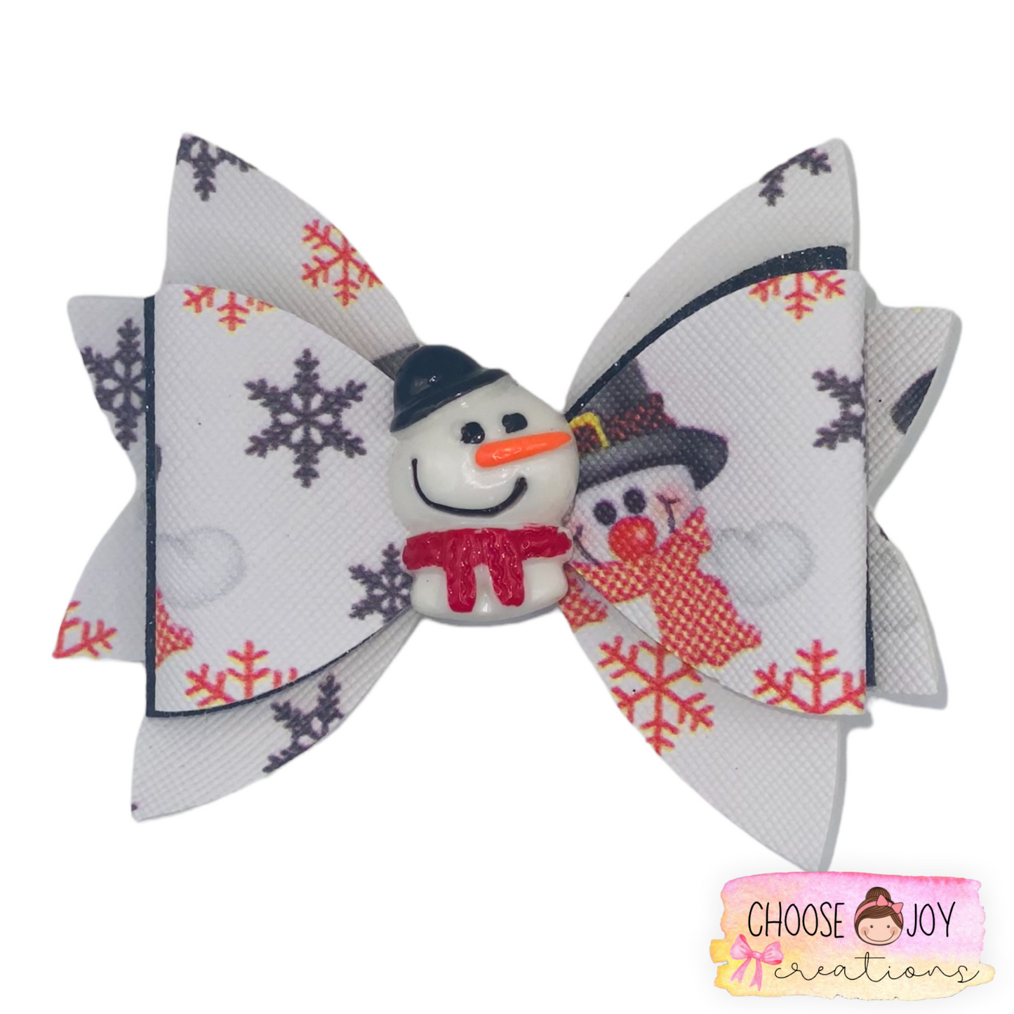 Christmas: Jasmine Bows 3.5" (+Options) Choose Joy Creations