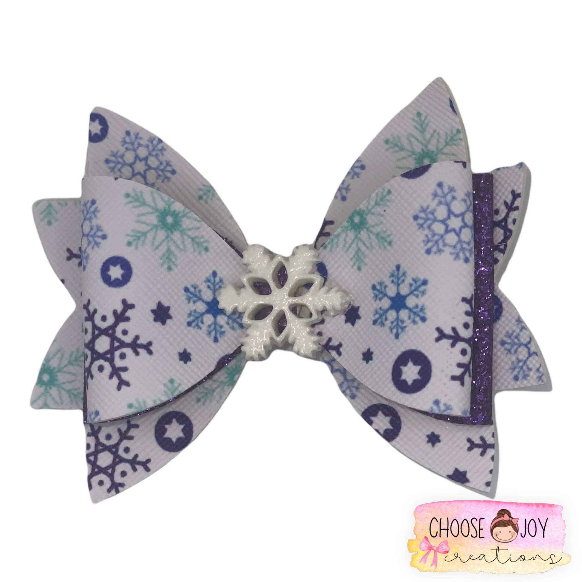 Christmas: Jasmine Bows 3.5" (+Options) Choose Joy Creations