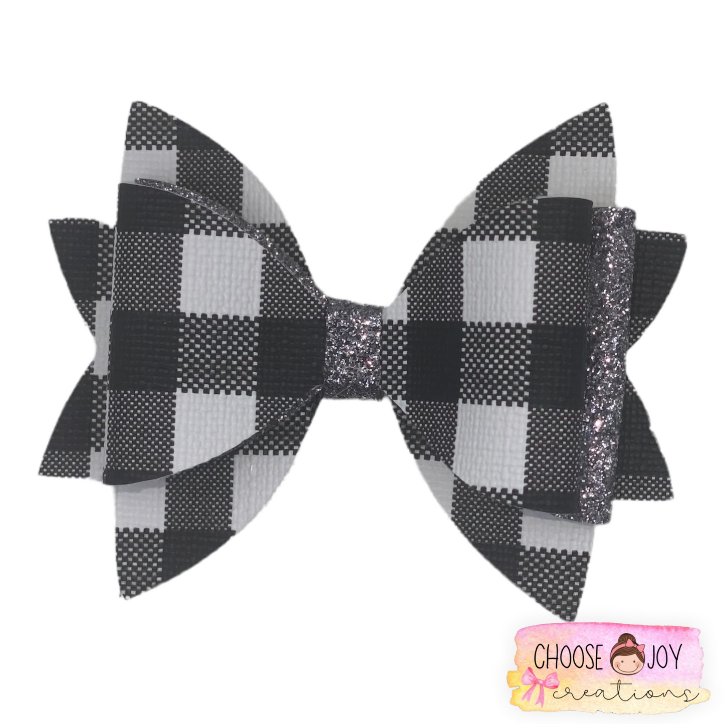 Christmas: Jasmine Bows 3.5" (+Options) Choose Joy Creations