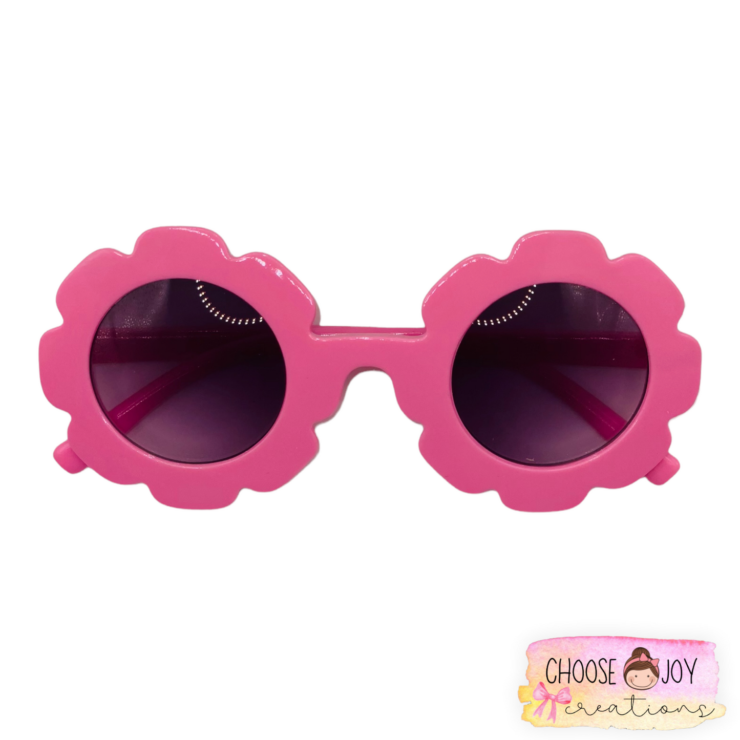 Sunglasses for Kids - Floral with Custom Name Choose Joy Creations