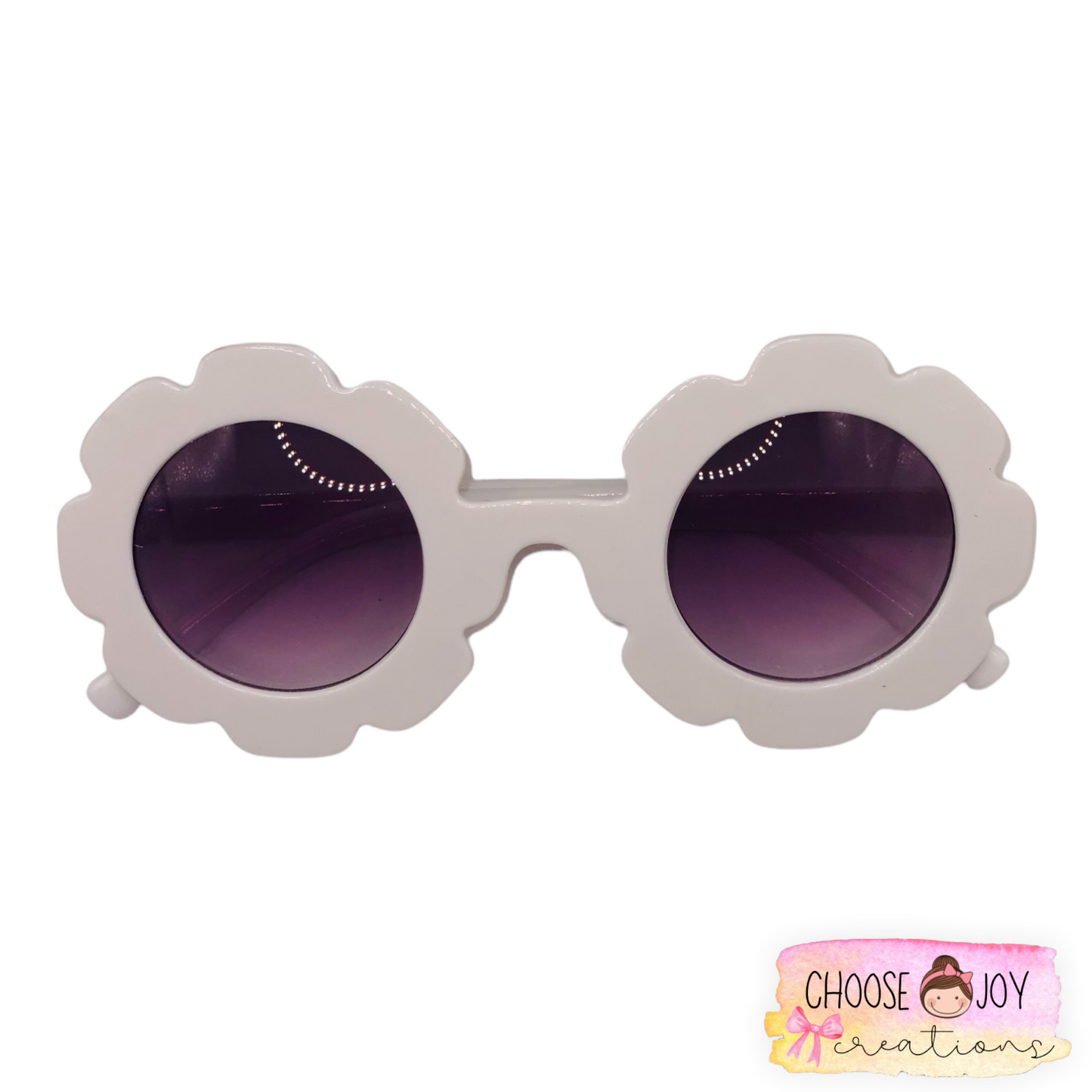 Sunglasses for Kids - Floral with Custom Name Choose Joy Creations