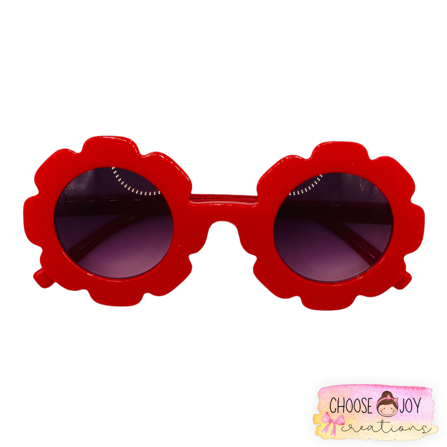 Sunglasses for Kids - Floral with Custom Name Choose Joy Creations