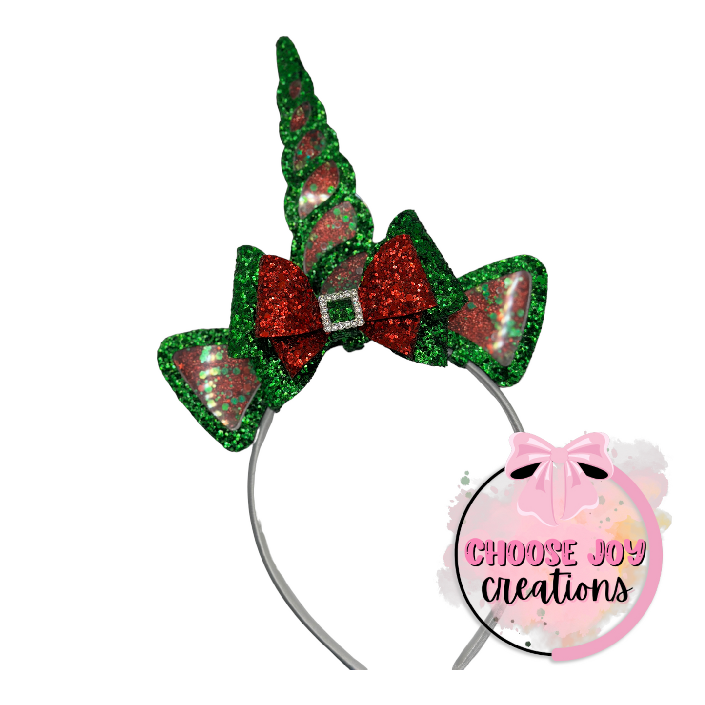 Christmas: Unicorn Horn Crown Choose Joy Creations