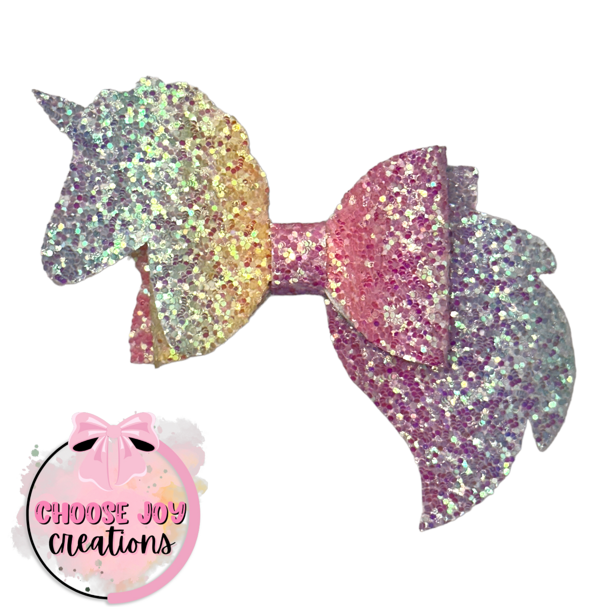 Unicorn: Mane Bows 4" (+Options) Choose Joy Creations