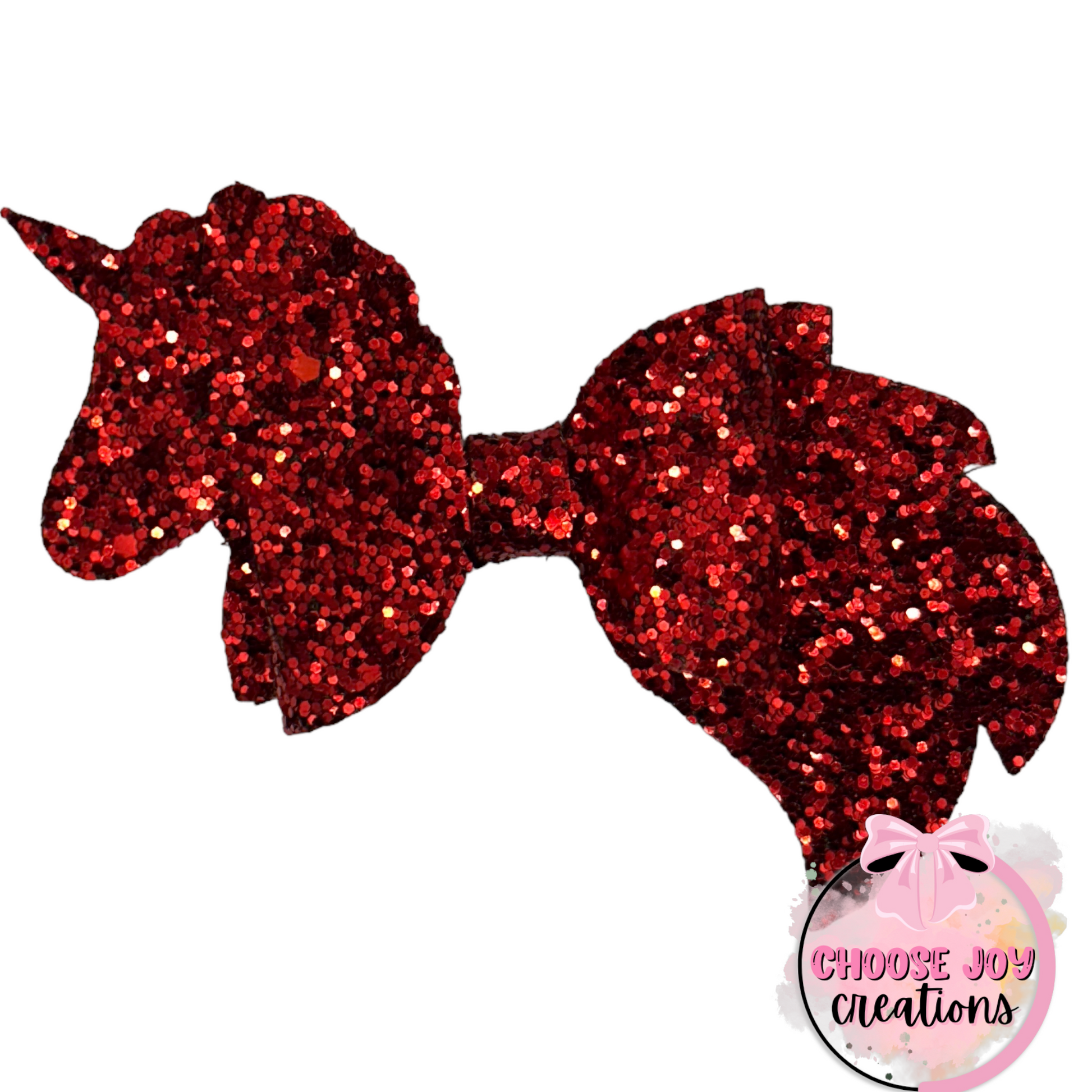 Christmas: Unicorn Mane Bows 4" (+Options) Choose Joy Creations