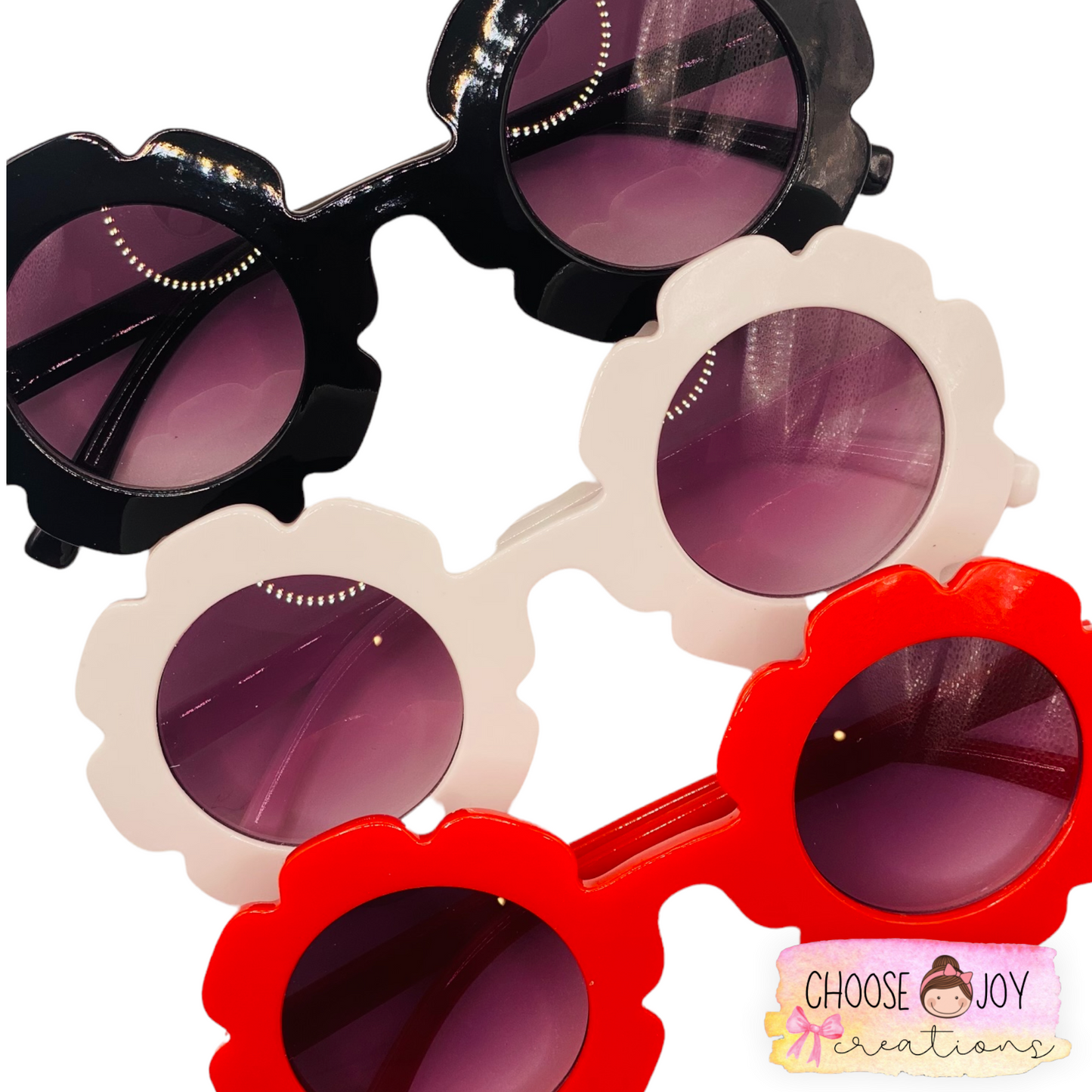 Sunglasses for Kids - Floral Choose Joy Creations