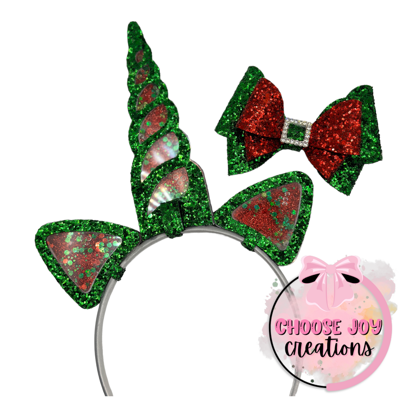 Christmas: Unicorn Horn Crown Choose Joy Creations